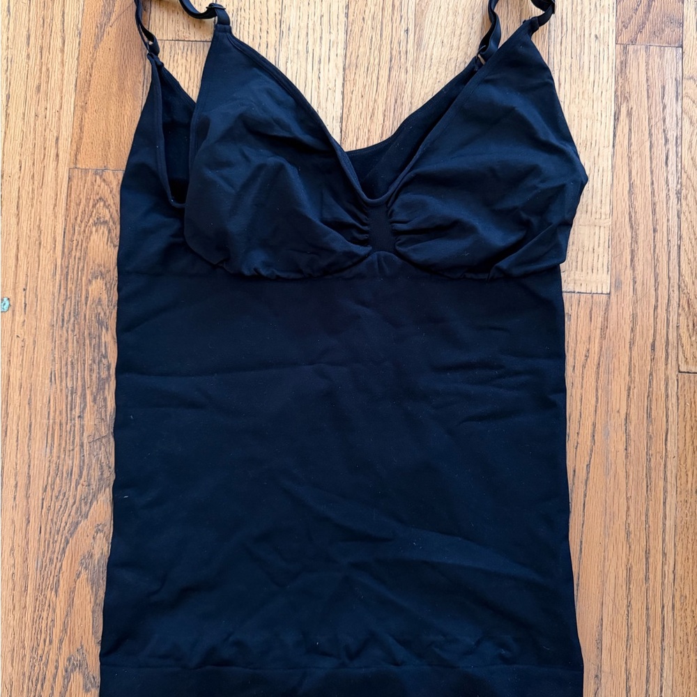 Black Tummy Control Tank